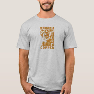 d'Anconia Kupfer/kupfernes Logo T-Shirt