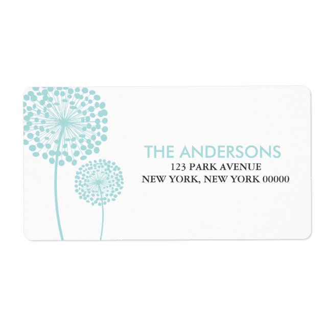 Dandela Address Labels (Vorne)