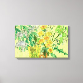Dandela Bird Cherry Summer Blume Blumenart P Leinwanddruck