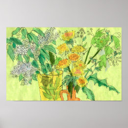 Dandela Bird Cherry Summer Blume Blumenart P Poster