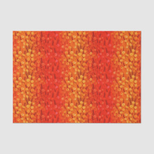 Dandela Field Summer Blume Red Orange Ombre Seidenpapier