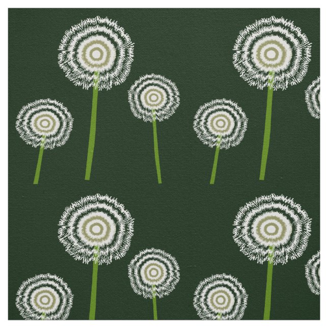 Dandelion Abstrait tissu à motifs créatifs (Échantillon)