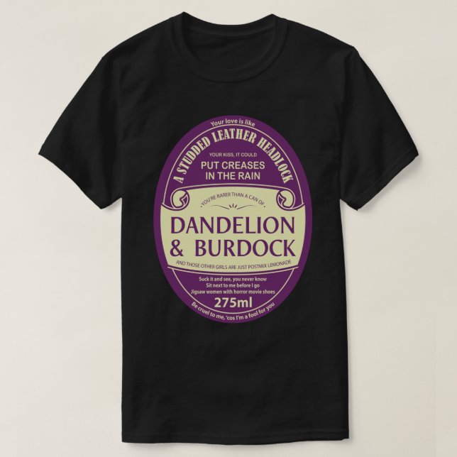 Dandelion & amp; Burdock Essential T - Shirt (Design vorne)