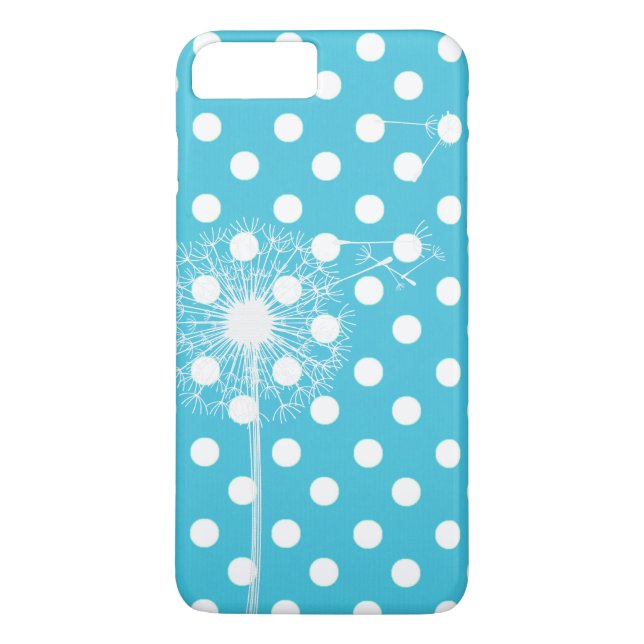 Dandelion auf Polka Dots Case-Mate iPhone Hülle (Rückseite)