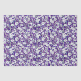 Dandelion Bloom Summer Blume Blumenmuster Aquamari Seidenpapier
