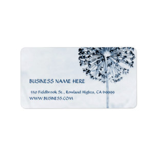 Dandelion Blue Adressaufkleber