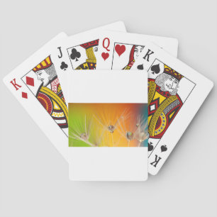 Dandelion blüht Blume Destiny Peace Liebe Art Spielkarten