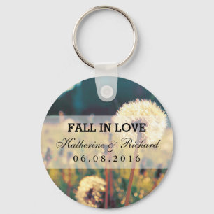 Dandelion Blume Gastgeschenk Hochzeit Keepake Schl Schlüsselanhänger