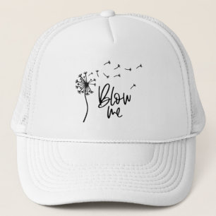 Dandelion-Blume geblasen mir ein Geschenk für Freu Truckerkappe