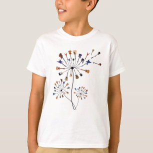 Dandelion Blume Gitarre Lover Gitarrist T-Shirt