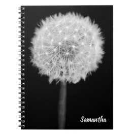 Dandelion Blume Spiralheft Notizblock