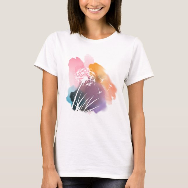 Dandelion Blume T - Shirt (Vorderseite)