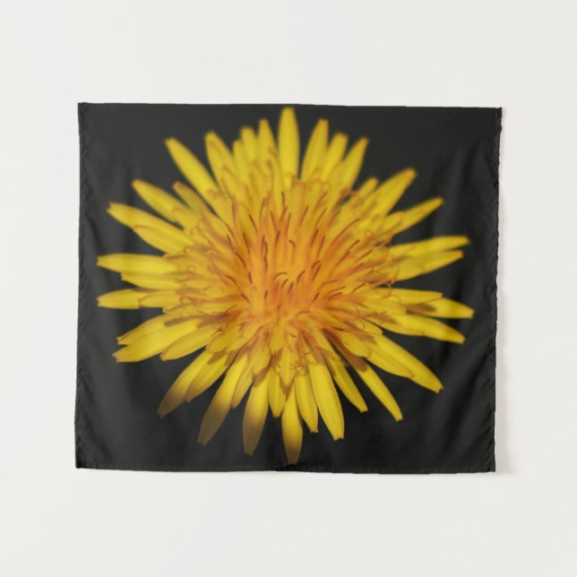Dandelion Blume wtcna Wandteppich (Vorderseite (Horizontal))