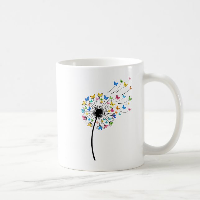 Dandelion butterfly flow kaffeetasse (Rechts)