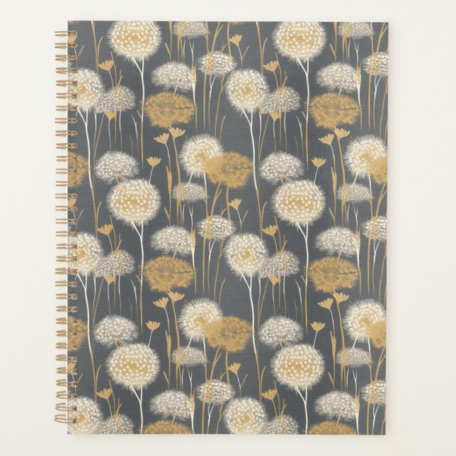 Dandelion Chiyogami Planner Planer (Vorderseite)