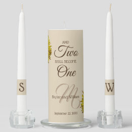 Dandelion Country Wedding Two wird eins Kerzenset