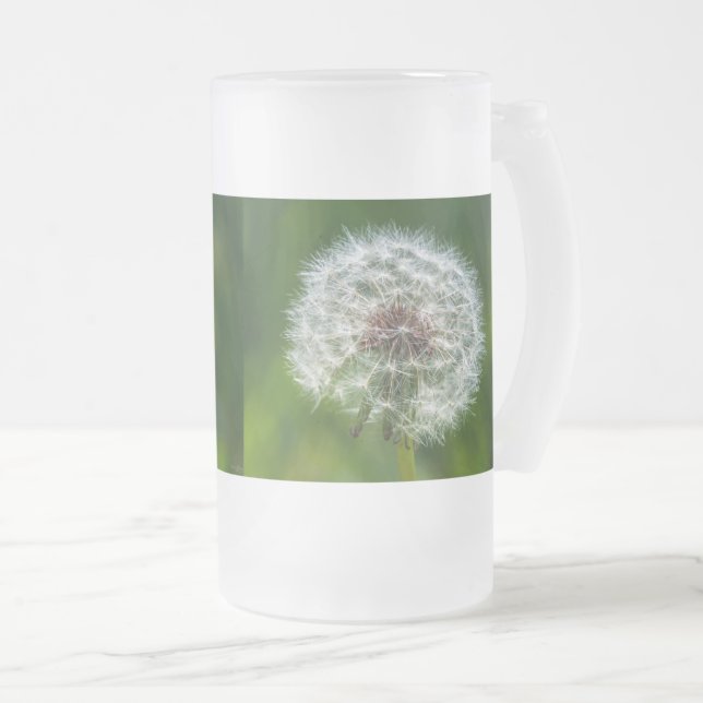 Dandelion Dans La Mug De Bière En Verre Lu (Devant droit)
