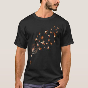Dandelion Dog Owner Pet Animal Dog Rough Collie T-Shirt