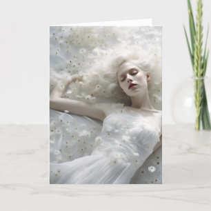 Dandelion Dreaming Woman Karte