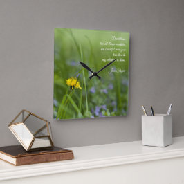 Dandelion Dreams Wall Art / Uhren