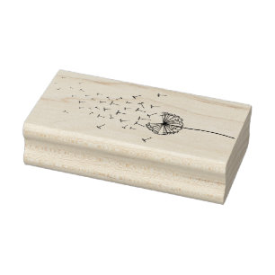 Dandelion-Ermutigung Gummistempel