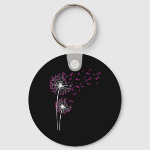 Dandelion Faith Hope Liebe Brustkrebs Bewusstsein Schlüsselanhänger