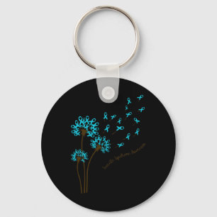 Dandelion Faith Hope Liebe Tourette Syndrom Awaren Schlüsselanhänger