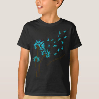 Dandelion Faith Hope Liebe Tourette Syndrom Awaren T-Shirt