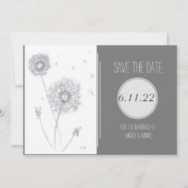 Dandelion Flat Save the Date Card