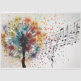 Dandelion Harmony in Bloom Decoupage Seidenpapier