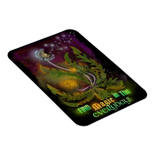 Dandelion Magic im Alltag! Magnet (Rechte Seite)