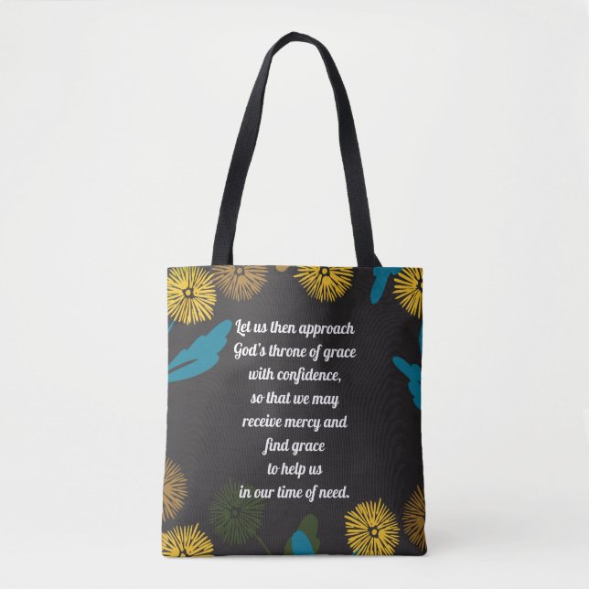 Dandelion modifié noir ver sac fourre-tout (Devant)