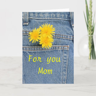 Dandelion Muttertagskarte Karte