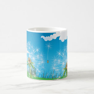 Dandelion-Pflanze Verwandlungstasse