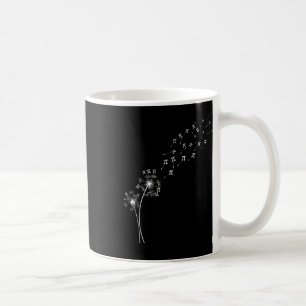 Dandelion Pi Day Blume Blumenbaum Mathemati Kaffeetasse