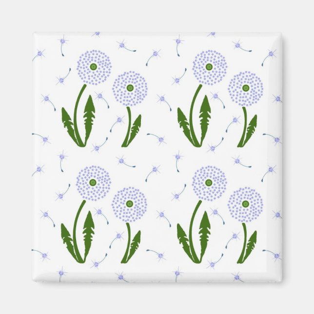 Dandelion Pocket Mirror Magnet (Vorne)