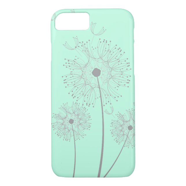 Dandelion purer moderner Blume Case-Mate iPhone Hülle (Rückseite)