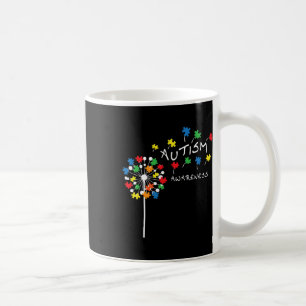 Dandelion Puzzle Piece Coole Autismus Bewusstsein Kaffeetasse