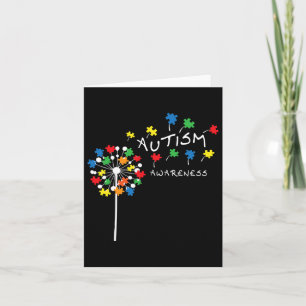 Dandelion Puzzle Piece Coole Autismus Bewusstsein  Karte