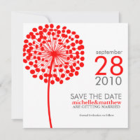 Dandelion Save the Date Ankündigungen