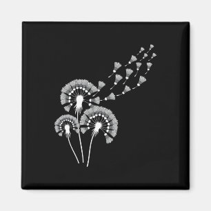 Dandelion Shuttle Shirt für Badminton Player Badmi Magnet