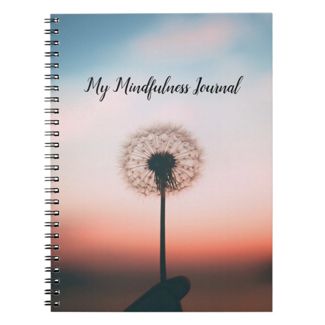 Dandelion Sunset Notizblock (Vorderseite)