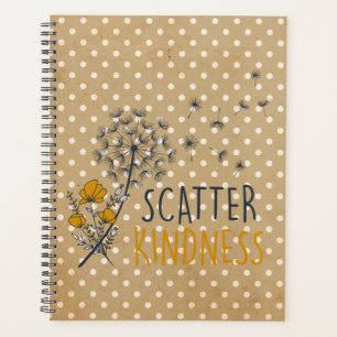 Dandelion Tan & White Polka Dot Scatter Kindter