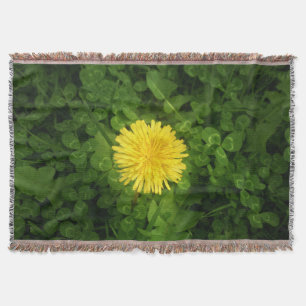 Dandelion Throw Blanket Decke