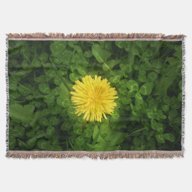 Dandelion Throw Blanket Decke (Vorderseite)