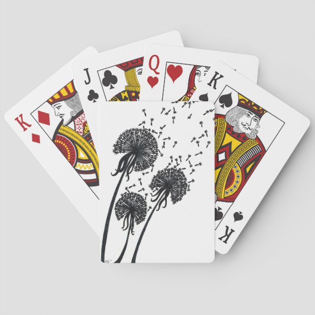 Dandelion Trio Playing Cards Spielkarten (Rückseite)