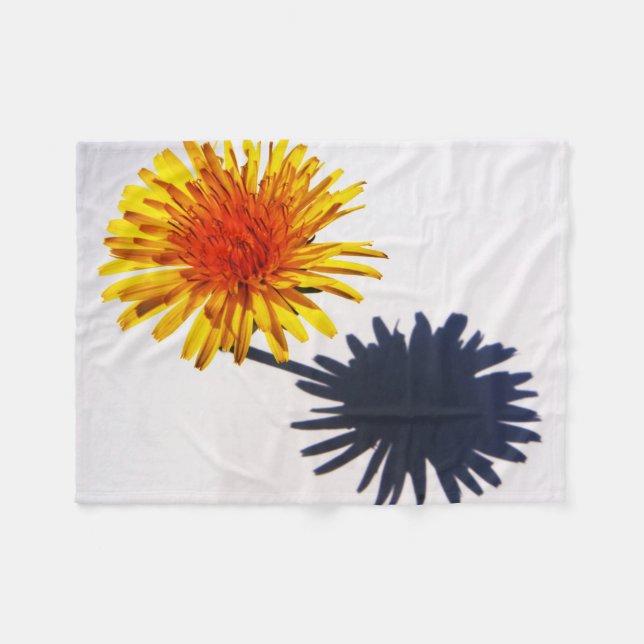 Dandelion und Shadow fbcna Fleecedecke (Vorderseite (Horizontal))
