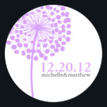 Dandelion Wedding Stickers<br><div class="desc">Kunst im Cocoa Studio</div>