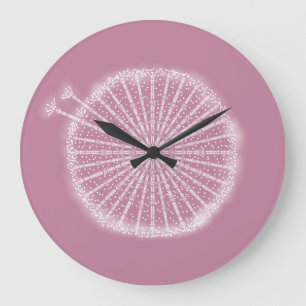 Dandelion Wises Große Wanduhr