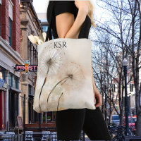 Dandelion Wish Monogram Tasche